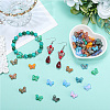 50Pcs Picasso Baking Paint Glass Seed Beads GLAA-PA0001-15-3