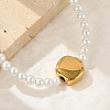 Plastic Imitation Pearl Beads Bracelets for Women BJEW-M056-11G-2