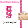 25M Metallic Yarn Lace Ribbons OCOR-GF0003-09L-2