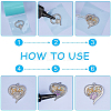 10Pcs 304 Stainless Steel Pendant Cabochon Settings For Enamel STAS-UN0032-62-4