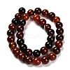 Dyed Natural Agate Beads Strands G-G203-10A-10mm-3