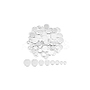 220Pcs 4 Style 304 Stainless Steel Charms STAS-DC0012-50-8