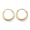 Brass Hoop Earrings EJEW-G474-01G-01-4