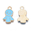 Alloy Enamel Pendants ENAM-Q446-003B-RS-3