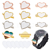 12 Sets 3 Colors Alloy Heat Transfer Watch Band Accessories FIND-NB0005-96A-1
