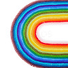 18 Strands 18 Colors Transparent Glass Beads Strands EGLA-TA0013-38-1