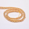 Imitate Austrian Crystal Electroplate Glass Round Bead Strands GLAA-F030-6mm-A01-2