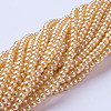 Glass Pearl Beads Strands HY-4D-B62-3