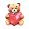 Valentine's Day Opaque Printed Acrylic Pendants OACR-A045-06I-1