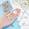 108Pcs 6 Style Tibetan Style Alloy Frog Charms TIBEP-SC0001-90-3
