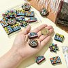 20Pcs 5 Styles Food Grade Eco-Friendly Silicone Beads SIL-CJ0002-85-4