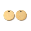 304 Stainless Steel Charms STAS-Q308-09D-G-1