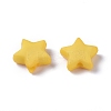 Opaque Acrylic Beads X-SACR-WH0002-07G-2
