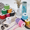 25M Metallic Yarn Lace Ribbons OCOR-GF0003-09L-3