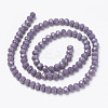 Opaque Solid Color Glass Beads Strands LS-EGLA-A034-P3mm-D11-2