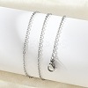 Non-Tarnish 304 Stainless Steel Cable Chains Necklace for Men Women NJEW-N050-A02-S15-3