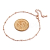 Brass Satellite Chains  Bracelets for Women BJEW-G735-19RG-5