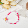 1Pc Acrylic Beaded Mobile Straps for Women HJEW-LP0002-16B-1