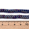 AB Color Plated Opaque Glass Beads Strands LS-GLAA-T026-3x6mm-P09-4