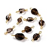 Natural Mixed Gemstone Links Connectors G-K316-02-RS-2