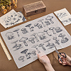 4Sheets 4 Styles Paper Ceramic Decals DIY-OC0014-68-3