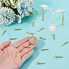 60Pcs Zinc Alloy Pendants FIND-SC0016-31G-7