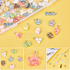 100Pcs 10 Styles Epoxy Resin Pendants RESI-PH0001-53-6