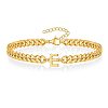 Letter 304 Stainless Steel Link Bracelets FS-WG7830E-04-1