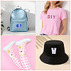 36Pcs 2 Sets 2 Styles Letter A~Z & Number 0~9 Polyester Embroidery Sew On Patches Sets PATC-TA0001-55F-6