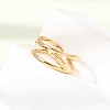 304 Stainless Steel Cuff Open Rings SA-CBAD22F-01G-I-5