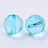 Transparent Acrylic Beads TACR-Q254-10mm-V40-3
