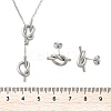 304 Stainless Steel Jewelry Set SJEW-V001-01P-3
