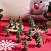 50Pcs Tree Miniature Ornaments AJEW-SP0003-59-4