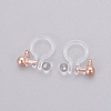 Transparent U Type Painless Prevent Allergy Resin Ear Clip X-KY-L005-05RG-1