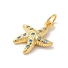 Rack Plating Brass Cubic Zirconia Pendants KK-Z056-11G-2