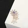 Alloy Rhinestone Brooches for Women LS-PW23091641338-1
