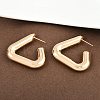 Brass Stud Earrings EJEW-H168-14C-G-2