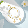 16Pcs 2 Colors 201 Stainless Steel Pendants STAS-UN0051-56-6