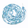 Electroplate Glass Beads Strands EGLA-S194-03A-A06-2