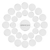 200Pcs 2 Style 316 Surgical Stainless Steel Cabochons STAS-SC0003-29-1