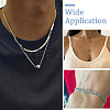 304 Stainless Steel Cuban Link Chains FIND-YS0001-20-9