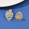 304 Stainless Steel Teardrop Stud Earrings EJEW-I320-06G-2