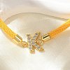 Adjustable Nylon Cord Bracelets X-BJEW-C096-01G-11-2