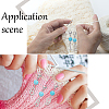 20Pcs 10 Style Synthetic Turquoise Pendant Locking Stitch Markers HJEW-SC00041-5