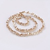 Electroplate Glass Beads Strands EGLA-J145-4mm-PL04-2