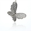 Tibetan Style Alloy Butterfly Large Pendants for Necklace Design TIBEP-M001-17-2