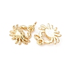 Brass Pendants KK-D019-16B-G-2