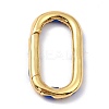 Brass Micro Pave Cubic Zirconia Spring Gate Rings ZIRC-I054-31G-3