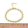Rack Plating Brass Ball Chain Bracelets for Women X-BJEW-G676-01C-G-5