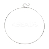 1.5MM 201 Stainless Steel Wire Choker Necklace NJEW-Z098-02P-1
